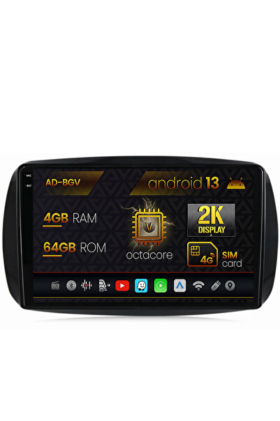 AutoDrop Navigatie Smart For Two (2016-Prezent),Android 13,V-Octa/4GB RAM+64G...