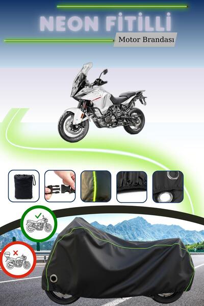 Cemku Fast غطاء محرك متوافق مع KTM 1290 Super Adventure T من نوع Black Lock N...