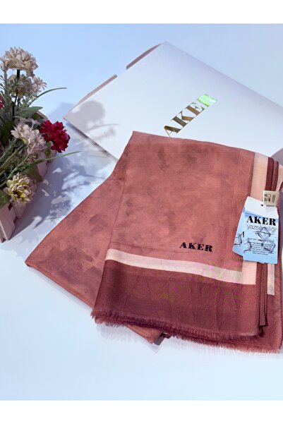 Aker Yaz Serinliği Bulut Desen Şal