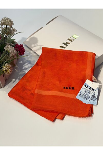 Aker Yaz Serinliği Bulut Desen Şal