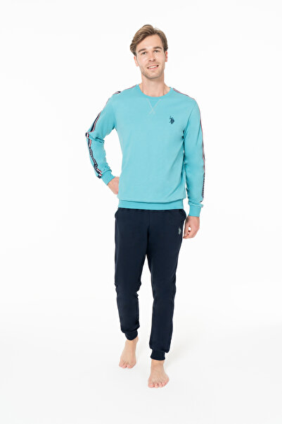 U.S. Polo Assn. Men's Licensed Winter Long Sleeve Pajama Set 18942