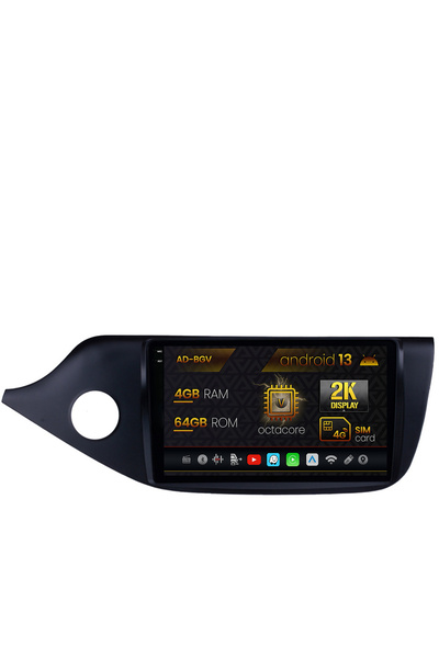 AutoDrop Navigatie Kia CEED (2012-2018),Android 13,V-Octa/4GB RAM+64GB ROM,9.5"