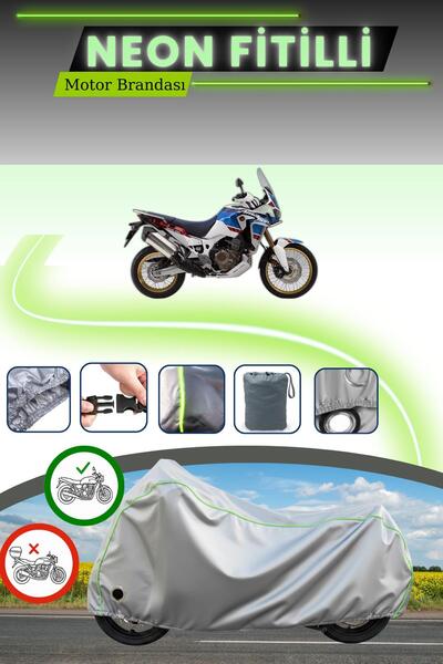 Cemku Fast غطاء محرك متوافق مع نيون فيتيل هوندا CRF1000L أفريكا توين أدفنتشر سبورتس DCT باللون الرمادي