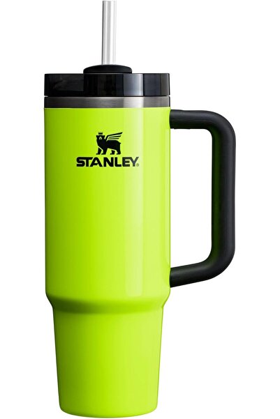 Generic Quencher H2.0 FlowState Stainless Steel Vacuum Insulated Tumbler with Lid and Straw, Neon Ye