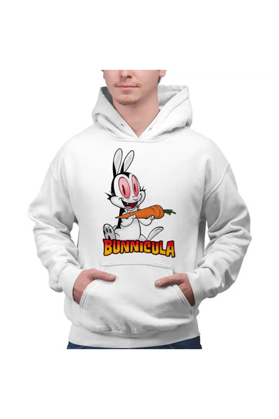 OEM Ανδρικό Φούτερ με Κουκούλα Draculas Vampire Bunny