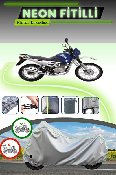 Cemku Fast قماش دراجة نارية رمادي اللون متوافق مع نيون فيتيل جاوا 125 سبورت