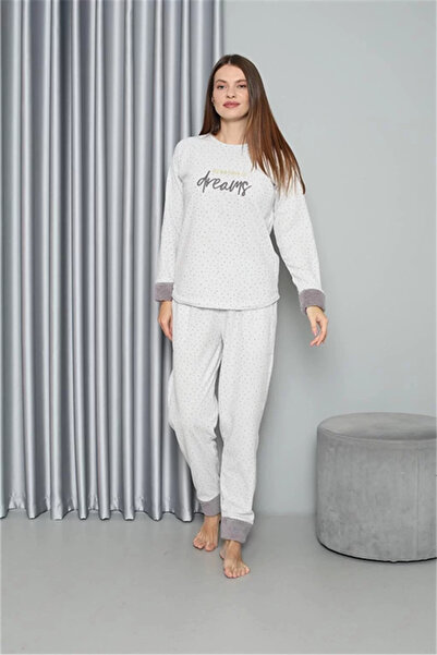 Beruflic Under Moda Polar Women's Pajama Set Ecru
