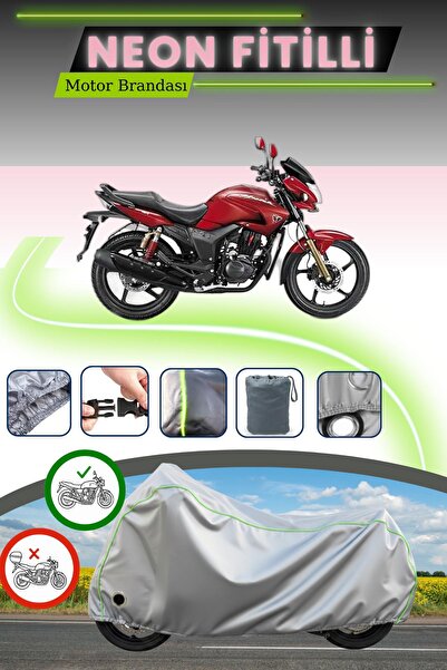 Cemku Fast غطاء محرك السيارة باللون الرمادي النيون قماش مجدّل متوافق مع هيرو ...