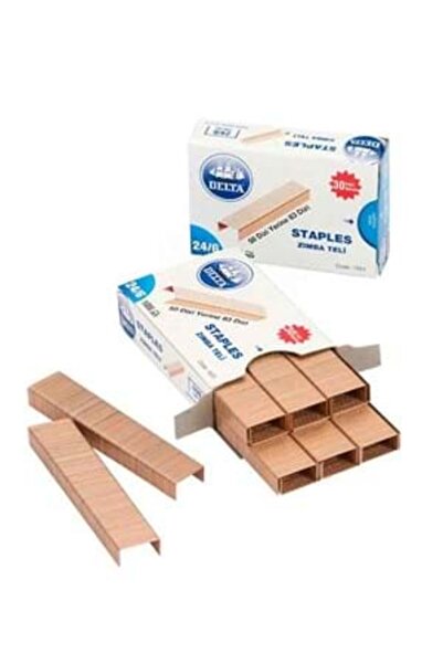 Genel Markalar Delta 24/6 Zımba Teli 1000 Li Bakır 1551