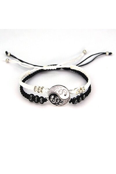 General Store Set doua bratari reglabile model Dragon Tai Chi Yin si Yang pen...