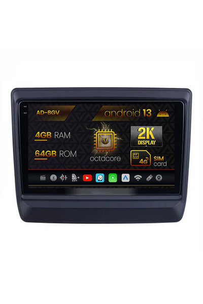 AutoDrop Navigatie Isuzu D-MAX (2020+),Android 13,V-Octa/4GB RAM+64GB ROM,9.5"