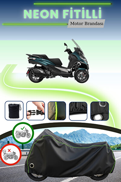 Cemku Fast غطاء محرك متوافق مع نيون فيتيلي لدراجة بياجيو سفيرا 80 باللون الأسود
