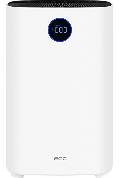 ECG AP3 Pure Comfort air purifier, 33 W, Wi-Fi, 4 speeds, UV technology, ionization, white
