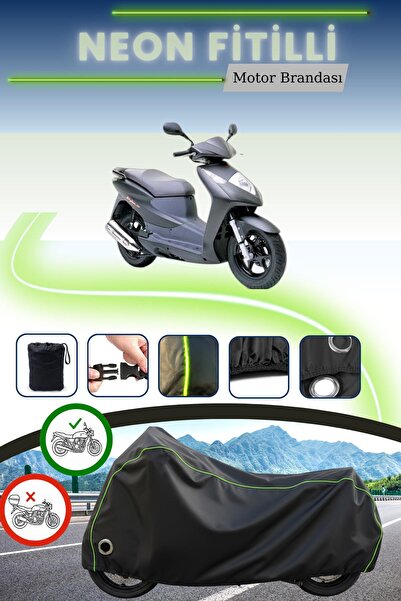 Cemku Fast غطاء محرك متوافق مع نيون فيتيلي هوندا ديلان 150 باللون الأسود