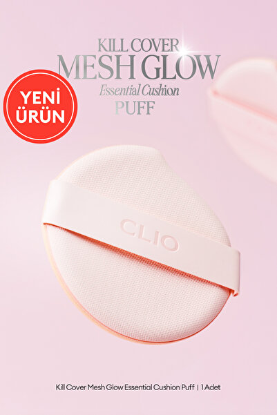 CLIO Su Damlası Şekilli, Detaylı Eşit Uygulama Sunan Puf Kill Cover Mesh Glow Essential Cushion Puff
