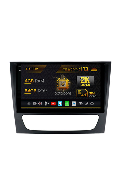 AutoDrop Navigation Mercedes Benz W211/CLS, Android 13, V-Octa/4GB RAM+64GB ROM, 9.5"