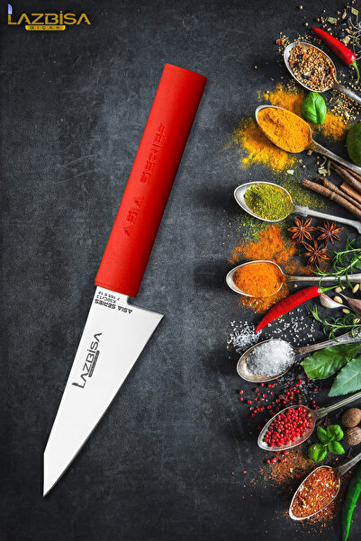 LAZBİSA Asia Serisi Mutfak Bıçak Kesik Şef Bıçağı Et Ekmek Sebze Salata Şef Bıçağı HDS-24