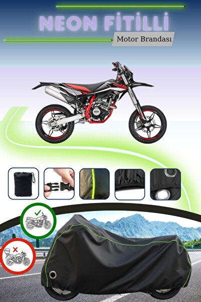 Cemku Fast غطاء محرك متوافق مع نيون فيتيلي بيتا RR 4T 125 موتارد باللون الأسود