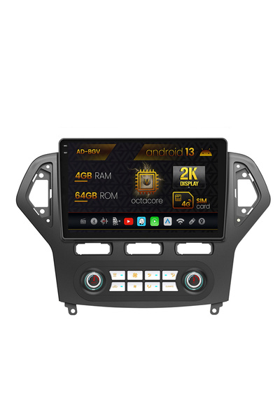 AutoDrop Navigatie Ford Mondeo (07-10) Clima Automata,Android 13,V-Octa/4GB R...
