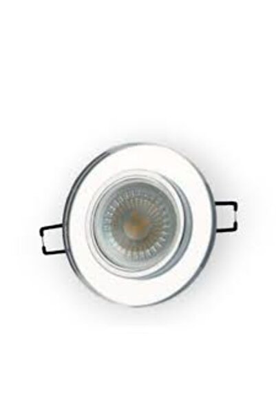 Helios : Cam Spot Kasa Alya, Beyaz Yuvarlak Kasa (HS 1800)