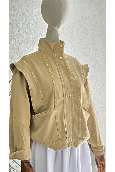 NANATİREA Stone Short Cream Jacket Denim Jean