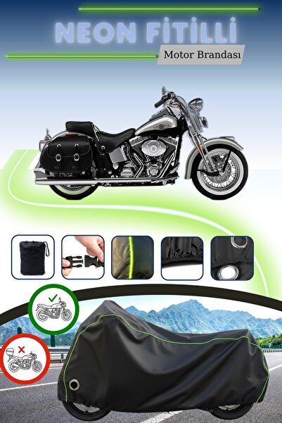 Cemku Fast غطاء محرك متوافق مع نيون فيتيل هارلي ديفيدسون هيريتاج سبرينجر FLST...