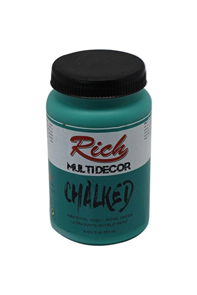 Rich Supertrend Multi Decor Chalked Akrilik Boya 250 cc. 4566 ROYAL YEŞİL