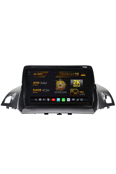 AutoDrop Navigatie Ford Kuga/C-Max (2013-2018),Android 13,V-Octa/4GB RAM+64GB...