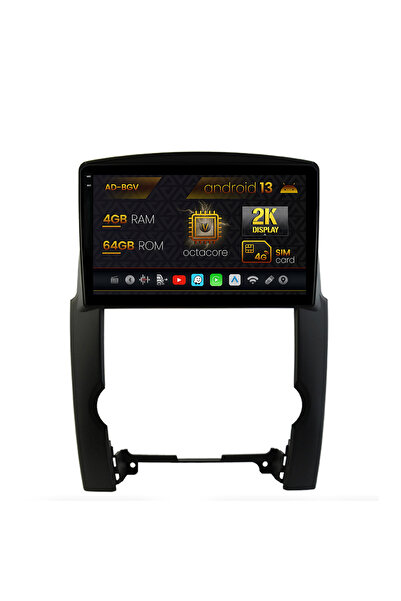 AutoDrop Navigatie Kia Sorento (2009-2013),Android 13,V-Octa/4GB RAM+64GB ROM,10.36"