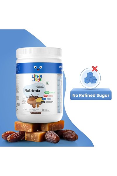 Little Joys NutriMix Powder - Chocolate I Complete Nutrition Drink for Kids (7+ Years)I No Refined SugarI 400 gm
