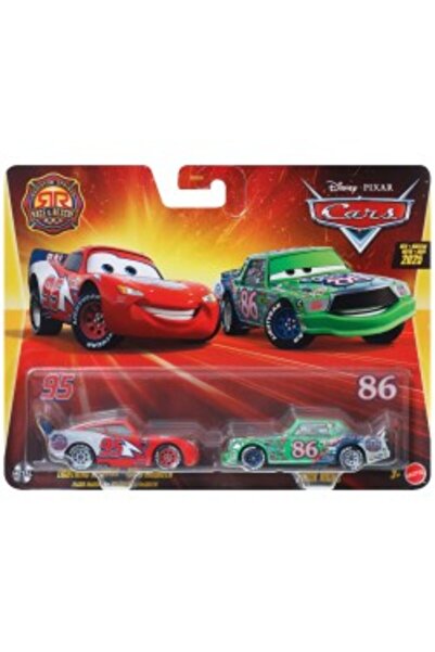 mattel Disney Pixar Cars Race and Rescue - Lightning McQueen and Chick Hicks, 1:55