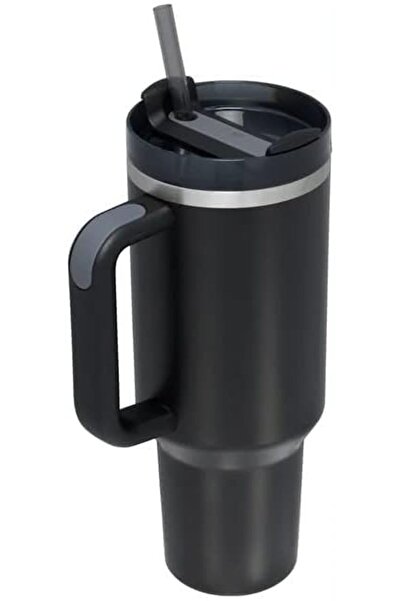 Generic 40oz Adventure Quencher Reusable Insulated Stainless Steel Tumbler (Black Glow)