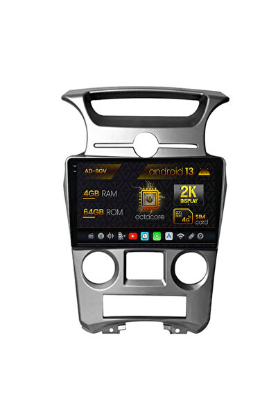 AutoDrop Navigatie Kia Carens (2007-2011),Android 13,V-Octa/4GB RAM+64GB ROM,...