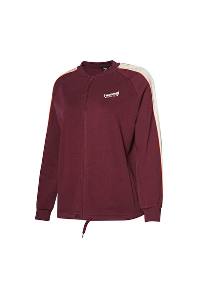 hummel Rodri Zippered Burgundy Women's Sweatshirt 922427-3858