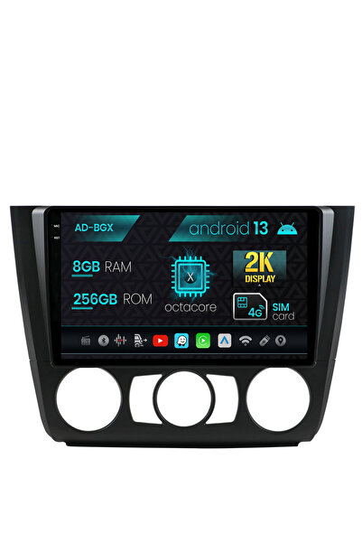AutoDrop Navigatie BMW Seria 1 E87 (07-11)Clima Manuala,Android 13,X-Octa/8GB...