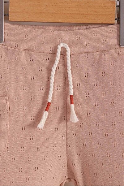 kidello Mango Color Summer Baby Pants with Pockets and Booties (0-12 Months)