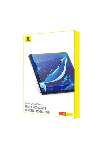 Baseus Crystal Blue Light Blocking Glass Screen Protector for iPad Pro 11 inch (2024), Easy-fix