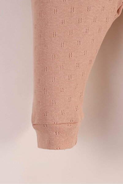 kidello Mango Color Summer Baby Pants with Pockets and Booties (0-12 Months)