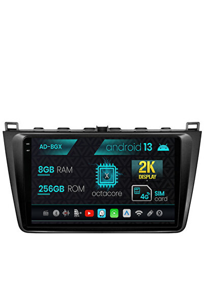 AutoDrop Navigatie Mazda 6 (2008-2013), Android 13, X-Octa/8GB RAM + 256GB RO...