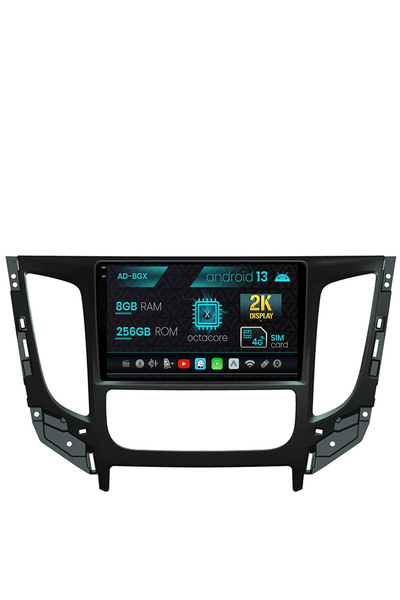 AutoDrop Navigatie Mitsubishi L200 (2014-2020), Android 13, X-Octa/8GB RAM + ...