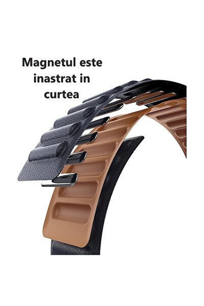General Store Magnetic Genuine Leather Strap for Apple Watch, White