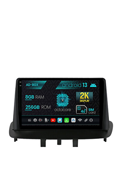 AutoDrop Navigatie Renault Megane 3/Fluence (2009-2016) Android 13, X-Octa/8G...