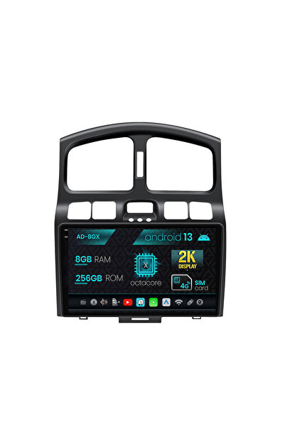 AutoDrop Navigatie Hyundai Santa Fe (2001-2005), Android 13, X-Octa/8GB RAM +...