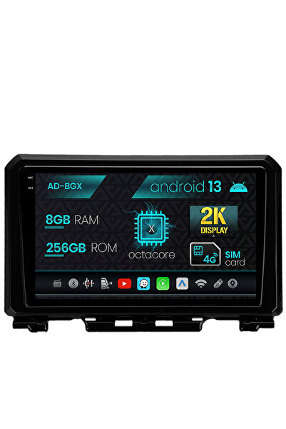 AutoDrop Navigatie Suzuki Jimny (2018-2022), Android 13, X-Octa/8GB RAM + 256...