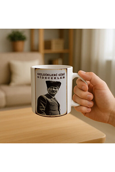 Borambalaj What Comes Comes, What Goes Goes Atatürk Printed Mug