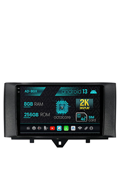AutoDrop Navigatie Smart Fortwo (2010-2015), Android 13, X-Octa/8GB RAM + 256...