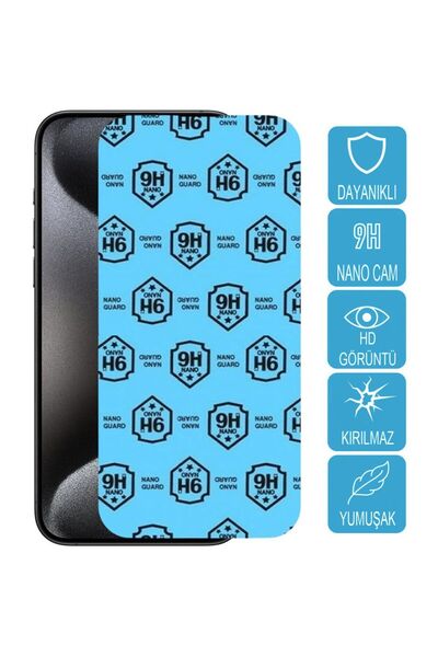 TAHTAKALETEKNİK Samsung Galaxy S21 Ultra 5G SM-G998 Ekran Koruyucu Nano Kırıl...