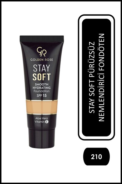Golden Rose Stay Soft Smooth Hydrating Foundation - 210 - Nemlendirici Fondöten