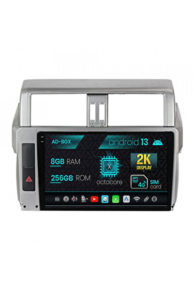 AutoDrop Navigatie Toyota Land Cruiser Prado J150 (13-17) Android 13,X-Octa/8...