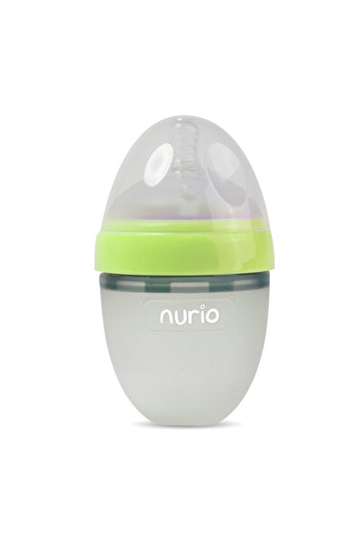 Nurio Biberon care imită alăptarea din silicon 150ml - Verde -